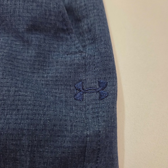 Under‎ Armour HeatGear Golf Shorts Mens 34 Blue Performance Loose Fit - Picture 7 of 12